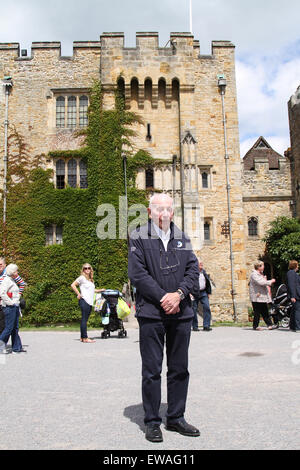 Hever Castle, Kent, UK. 21. Juni 2015. Ehemalige Doppel-Weltmeister John Surtees feiert Vatertag im Hever Castle in Kent 21.06.2015 Credit: Theodore Liasi/Alamy Live-Nachrichten Stockfoto