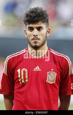 Leon, Spanien. 30. März 2015. Dani Ceballos (ESP) Fußball: Unter 21 internationale Freundschaftsspiele match zwischen Spanien 4: 0 Weißrussland im Estadio Municipal Reino de Leon in Leon, Spanien. © Mutsu Kawamori/AFLO/Alamy Live-Nachrichten Stockfoto