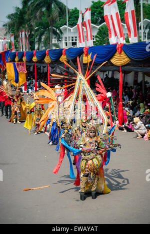 Jember Mode Karneval, Jember, Indonesien Stockfoto