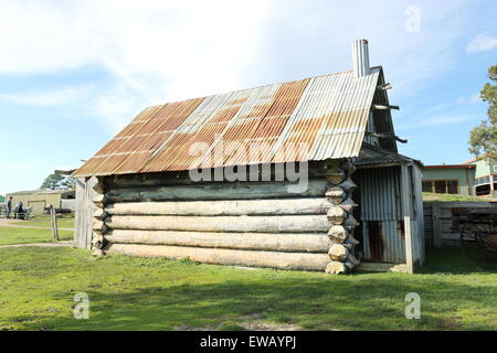 Altes Holzhaus im Land Victoria Australien Stockfoto