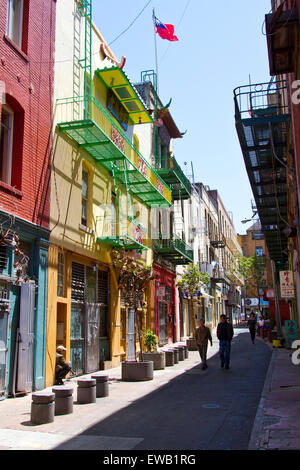 Straßenszenen aus Chinatown in San Francisco, Kalifornien Stockfoto