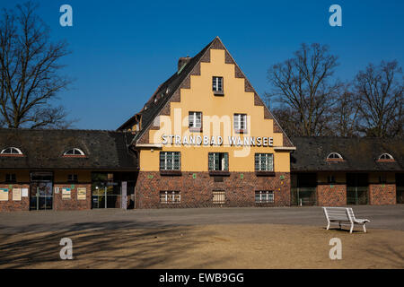 Strandbad Wannsee, Berlin, Deutschland Stockfoto