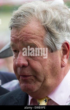 20.06.2015 - Ascot; Trainer Sir Michael Stoute im Porträt. Bildnachweis: Lajos-Eric Balogh/turfstock.com Stockfoto