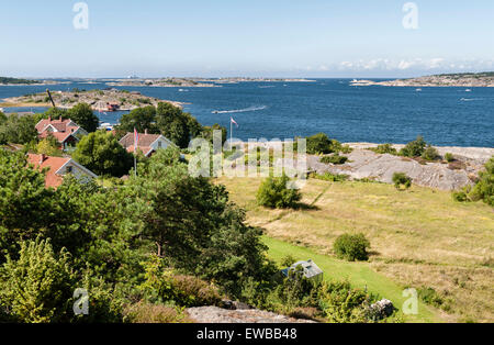 Norwegen - Sommer auf der Insel Søndre Sandøy, eines der Hvaler Inseln südlich von Oslo in der Nähe von der schwedischen Küste Stockfoto