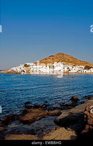 Griechenland, Kykladen, Mykonos, Halbinsel Divounia, Stockfoto