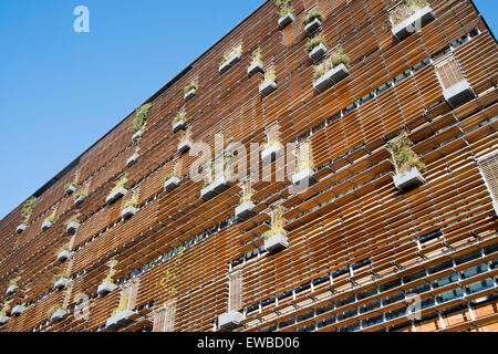 Modernen und umweltfreundlichen Nishi-Gebäude in neue Acton, Canberra, Design von Design-Büro angenommen und Fender Katsalidis, Canberra Stockfoto