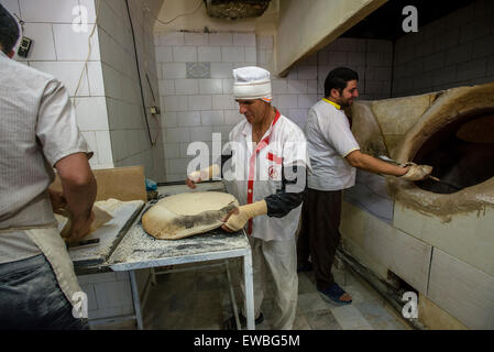 Bäcker, Isfahan, Iran Stockfoto