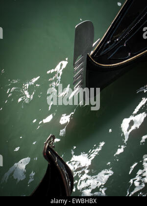 Venedig, Italien. Bug oder "Ferro" Gondel Rennen durch den Canal Grande Stockfoto