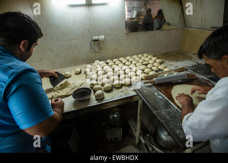 Bäcker, Isfahan, Iran Stockfoto