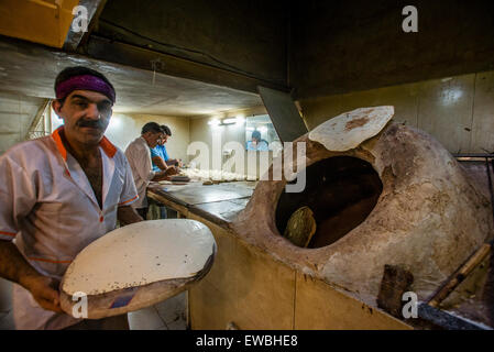 Bäcker, Isfahan, Iran Stockfoto