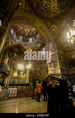 Vank-Kathedrale im armenischen Viertel von Isfahan, Iran Stockfoto