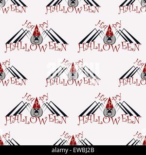 Halloween nahtlose Muster Stock Vektor