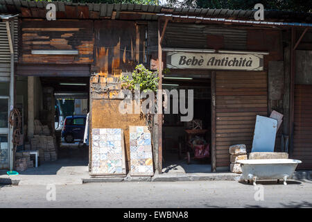 Sizilianische Flohmarkt. Palermo, Sizilien. Italien Stockfoto