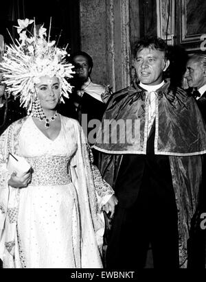 Richard Burton, Elizabeth Taylor, 1967 Stockfoto