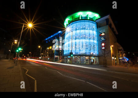 Cornerhouse, Nottingham City bei Nacht, Nottinghamshire, England UK Stockfoto