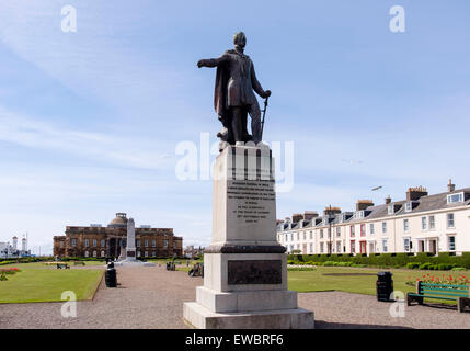 James George Smith Neill Memorial Statue CB Oberstleutnant Madras Armee in Wellington Square Ayr South Ayrshire Scotland UK Stockfoto