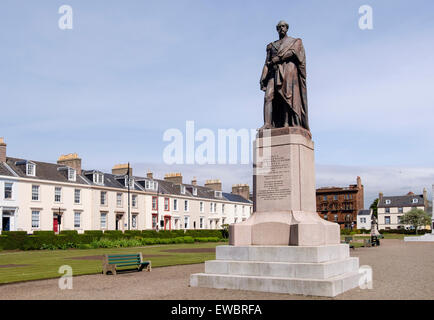 Archibald William Memorial Statue Earl of Eglinton und Wintoon in Wellington Square Ayr South Ayrshire Strathclyde Scotland UK Stockfoto