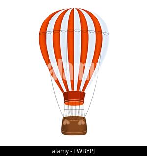 Luft-Ballon-Hintergrund-Vektor-Illustration Stock Vektor