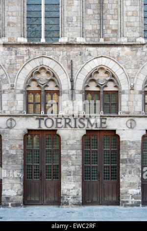 Ypern Tourist-Information Office in den Tuchhallen-Gebäude Stockfoto