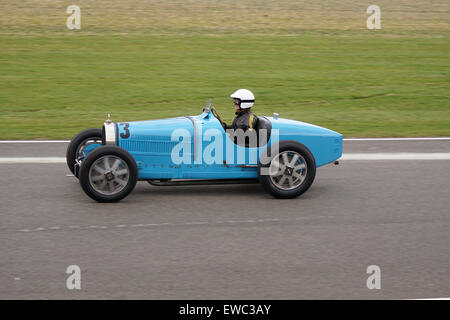 1927 Bugatti Typ 35, angetrieben von Duncan Ricketts bei Goodwood-Mitglieder treffen Stockfoto