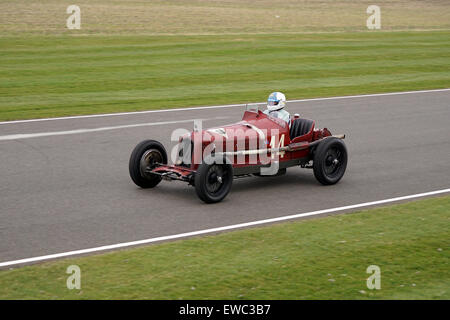 1931 Alfa Romeo 2600 8 Muletto angetrieben von Neil Twyman bei Goodwood Members Meeting Stockfoto