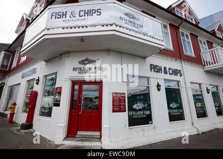 Fish &amp; Chips Restaurant Island Stockfoto