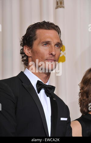 LOS ANGELES, CA - 27. Februar 2011: Matthew McConaughey in der 83. Academy Awards im Kodak Theater, Hollywood. Stockfoto