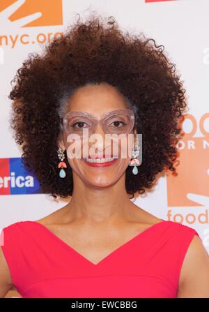 2015 kann Awards - Lebensmittelhilfe für New York City - Awards Dinner Gala im Cipriani Wall-Street - Ankünfte mit: Carla Hall wo: New York City, Vereinigte Staaten, wann: 21. April 2015 Stockfoto