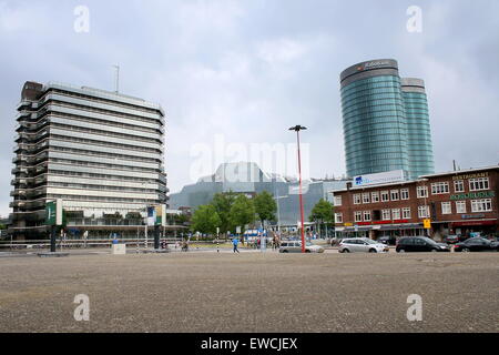 Konferenzzentrum Jaarbeurs Hallen Gelände in Utrecht, Niederlande mit Rabobank HQ. Auch beginnen & Ende 2015 Tour de France Stockfoto