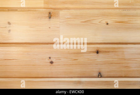 Natürliche ungefärbt Holzwand Textur. Closeup Hintergrundfoto Stockfoto