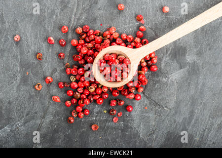 Schöne Nahaufnahme Auswahl von roter Paprika Stockfoto