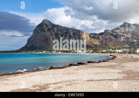 San Vito lo Capo Strand, Sizilien Stockfoto