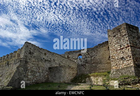 alte Festung in Berat, UNESCO-Weltkulturerbe, Albanien Stockfoto