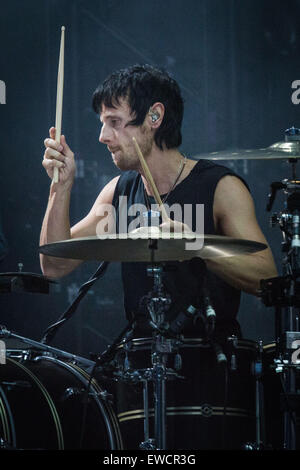 Muse Höchstleistungen live Pinkpop Festival 2015 in Landgraaf Niederlande © Roberto Finizio/Alamy Live News Stockfoto