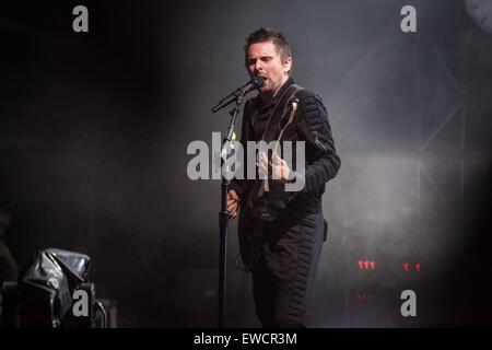 Muse Höchstleistungen live Pinkpop Festival 2015 in Landgraaf Niederlande © Roberto Finizio/Alamy Live News Stockfoto