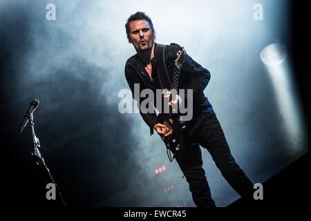 Muse Höchstleistungen live Pinkpop Festival 2015 in Landgraaf Niederlande © Roberto Finizio/Alamy Live News Stockfoto