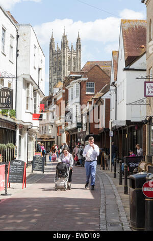 St. Margaret's Street, Canterbury, Kent, England Stockfoto