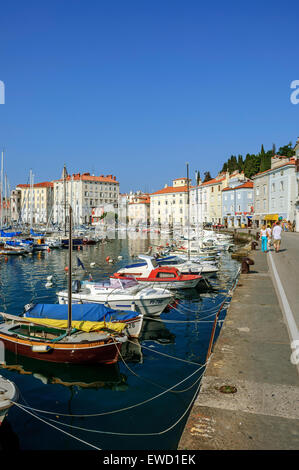 Piran. Slowenien Stockfoto