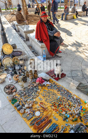 Händler Katze. Amman, Jordanien, Naher Osten Stockfoto