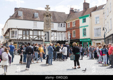 Die Butter Markt Canterbury, Kent, England Stockfoto