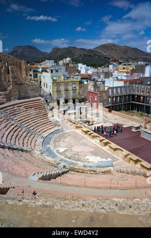 Das römische Theater, Cartagena, Spanien Stockfoto