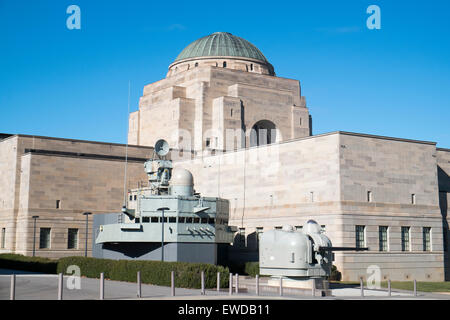 Australian War Memorial, Australiens nationale Gedenkstätte an die Mitglieder seiner Streitkräfte, die starben oder wurden in Kriegen, Canberra Stockfoto