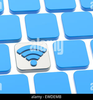 WiFi Tastatur Taste Zusammensetzung Stockfoto