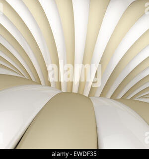 Bänder, die abstrakte Strudel bilden Stockfoto