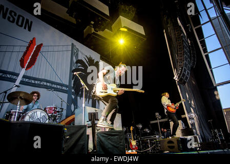 Toronto, Ontario, Kanada. 23. Juni 2015. US-amerikanischer Singer-Songwriter MATT NATHANSON bei Molson Canadian Amphitheater in Toronto durchgeführt. © Igor Vidyashev/ZUMA Draht/Alamy Live-Nachrichten Stockfoto