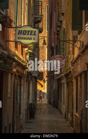 Hotel Bernardi Semenzato in Venedig Stockfoto