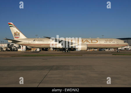 ETIHAD 777 300 Stockfoto