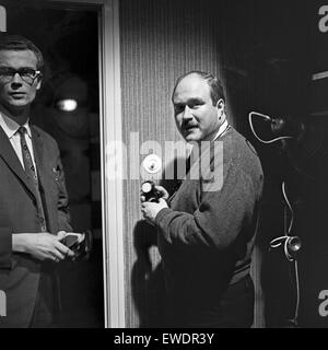 Wie in Schlechten Romanen, Fernsehfilm, Deutschland 1964, Regie: Claus Peter Witt, Dreharbeiten Stockfoto