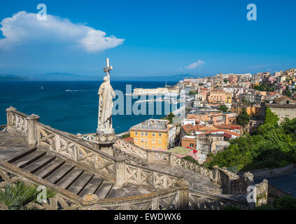 Ansicht der mittelalterlichen Stadt von Gaeta, Latium, Italien Stockfoto