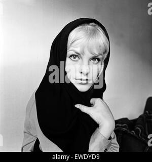 Deutsche Fictitious character Kerstin de Ahna in Hamburg, Deutschland 1960er Jahre. Die deutsche Schauspielerin Kerstin de Ahna in Hamburg, Deutschland 1960. Stockfoto